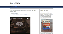 Desktop Screenshot of ken-beck.com